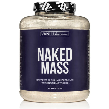 Vanilla Weight Gainer Protein Supplement | Naked Vanilla Mass - 8LB